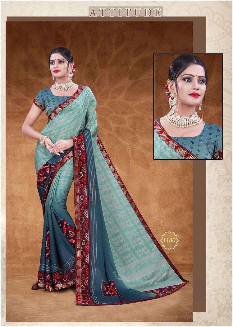 Manmeet  Weight Less Casual Wear Sarees Catalogue