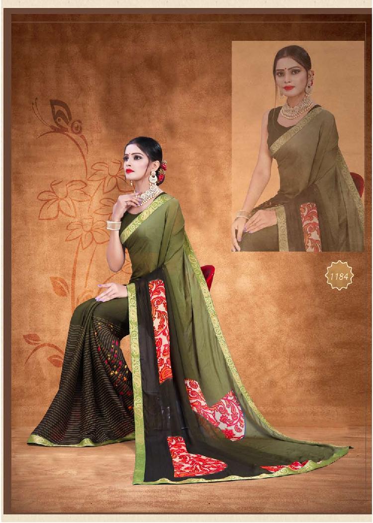 Manmeet  Weight Less Casual Wear Sarees Catalogue