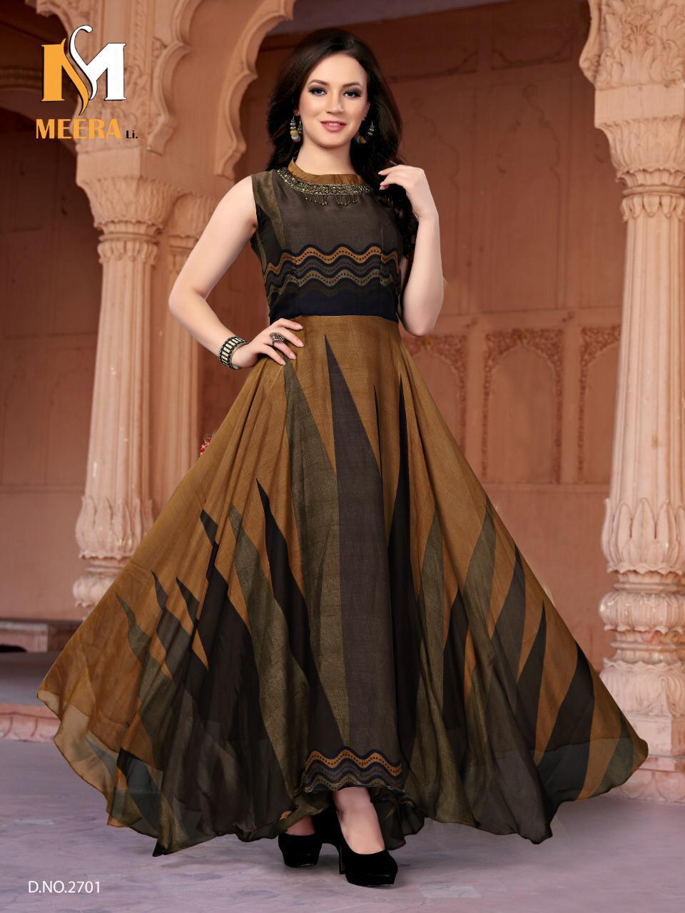 Meerali Present  Saheli 1 Printed Georgette Stylish Kurti