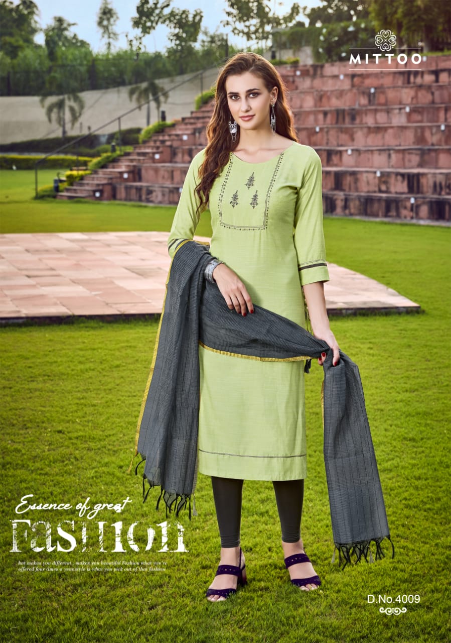 Mittoo By Rasam Kurtis With Dupatta Catalogue.