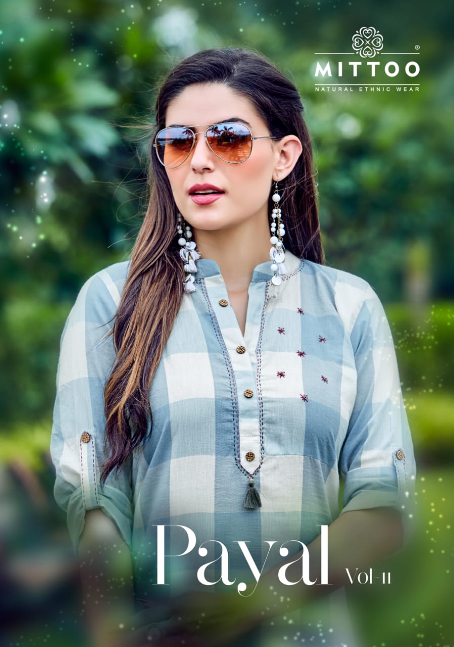 Mittoo Present Payal Vol 11 Designers Kurtis Catalogue
