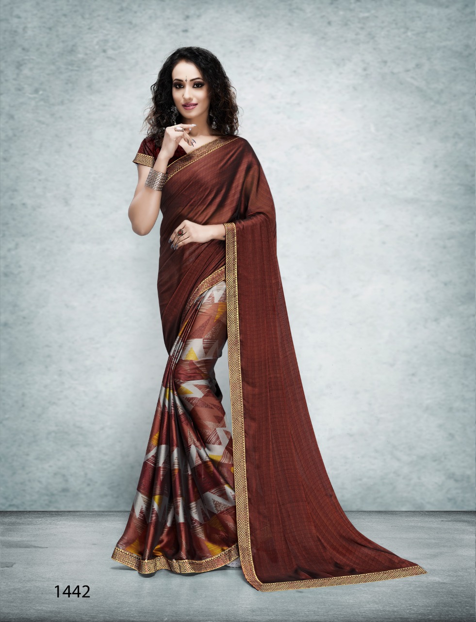 Kodas Presents Newsic Rangoli Silk Printed Saree Collection
