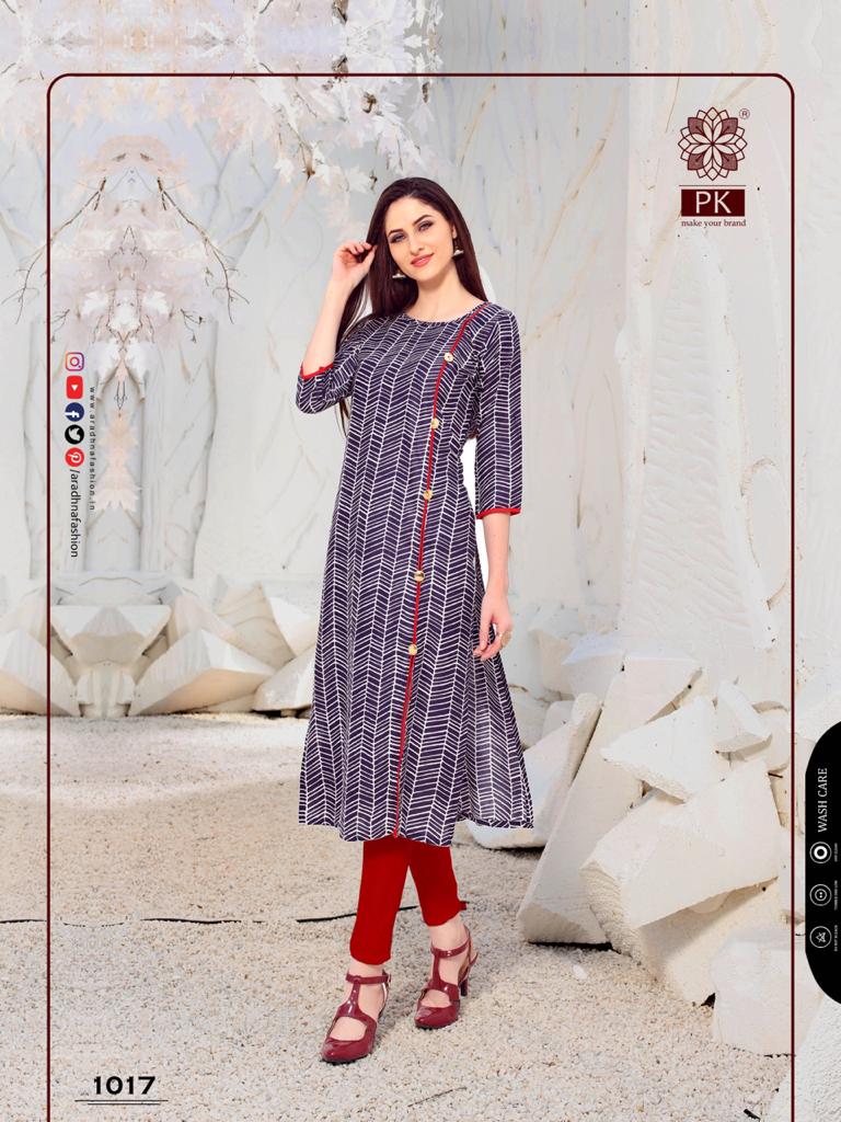 Pk Present Lifestyle Vol 2 Casual Wear Kurtis Catalogue
