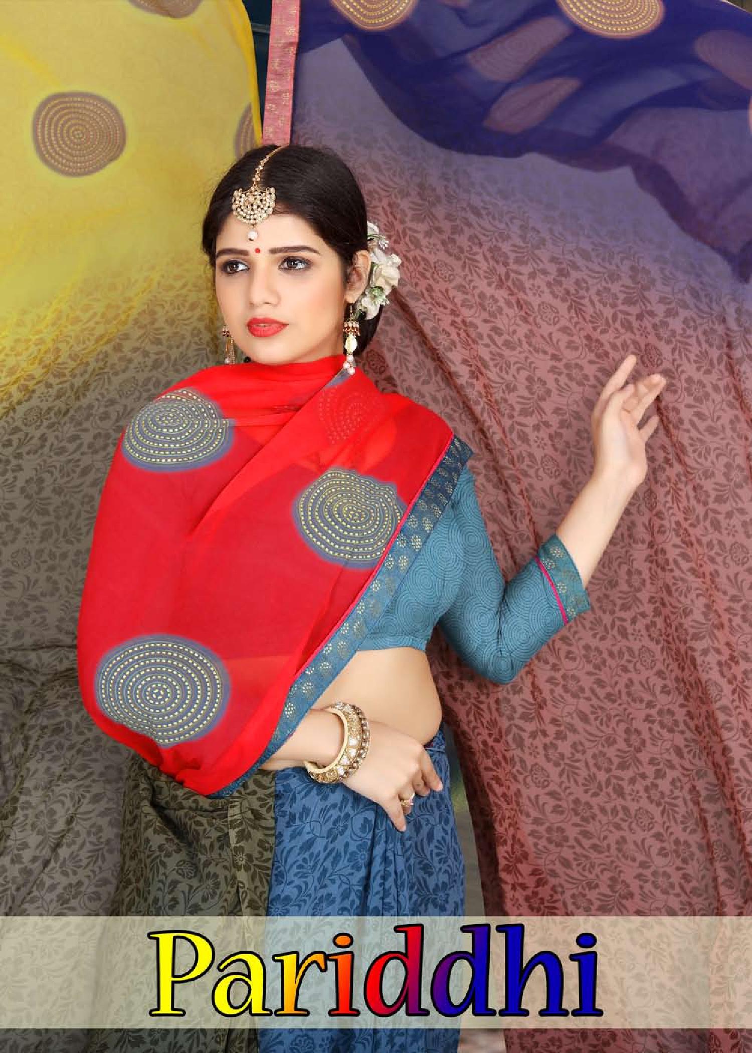 Pariddhi Weight Less Casual Wear Sarees Catalogue