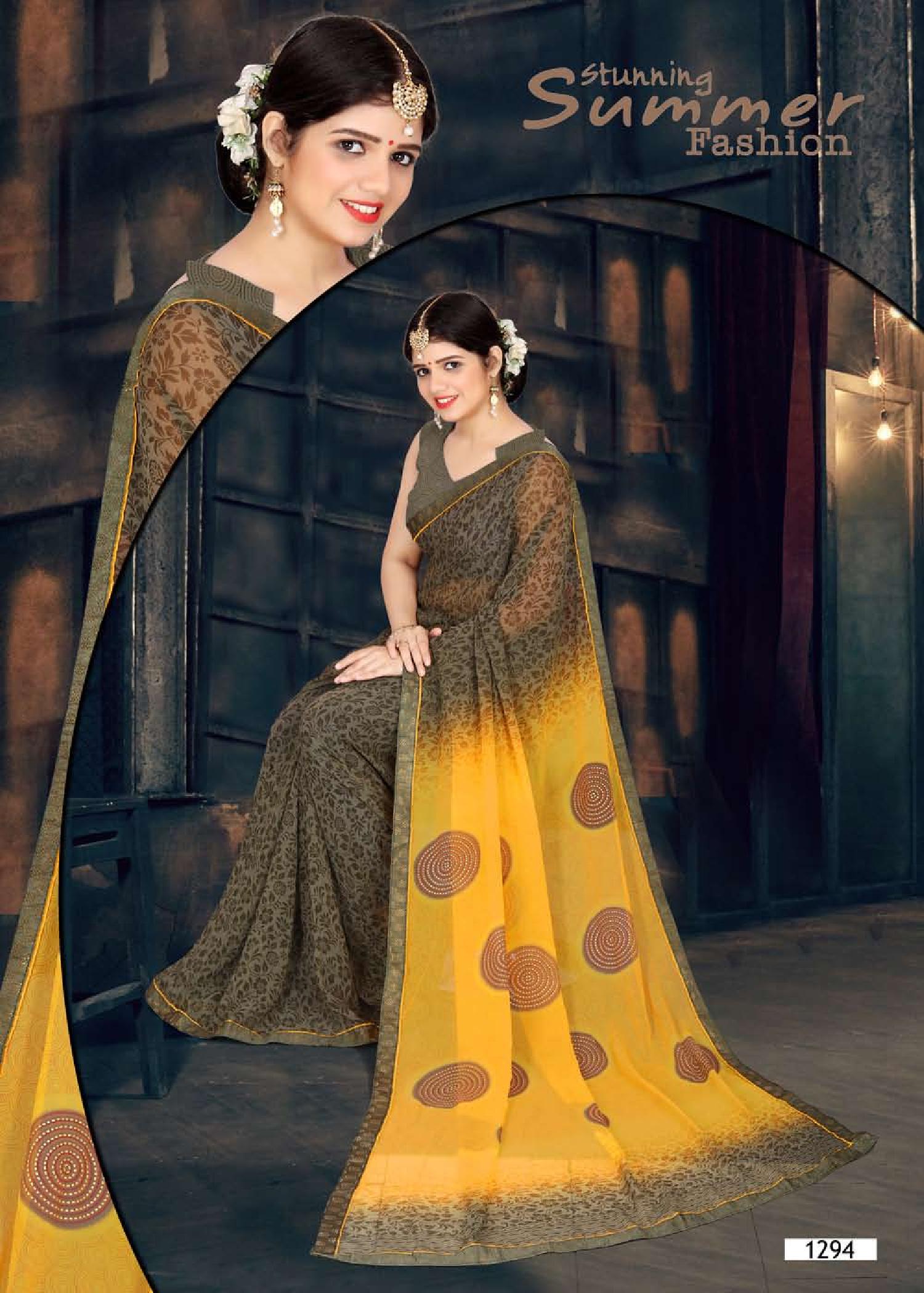 Pariddhi Weight Less Casual Wear Sarees Catalogue