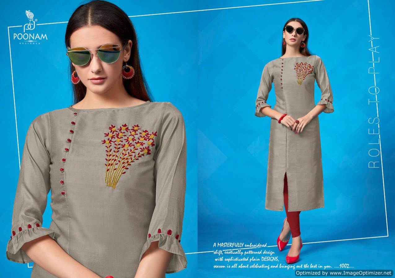 Poonam  By Handwork Kalakari Discount 2% Handwork Kurti