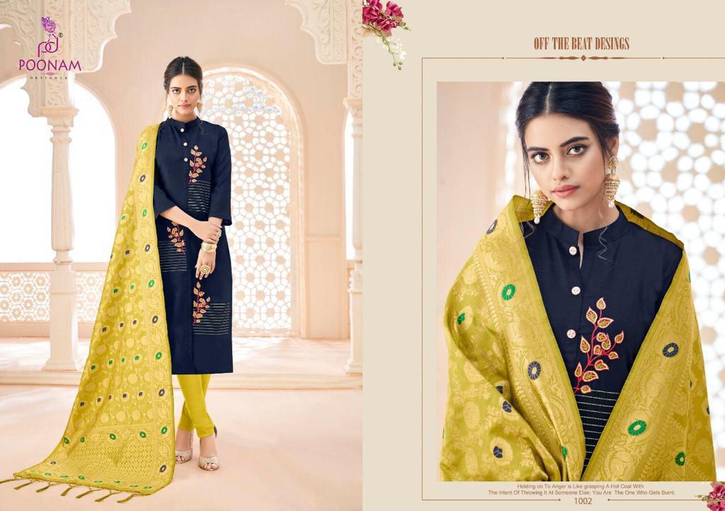 Poonam Designer Present Minakari Kurtis Catalogue