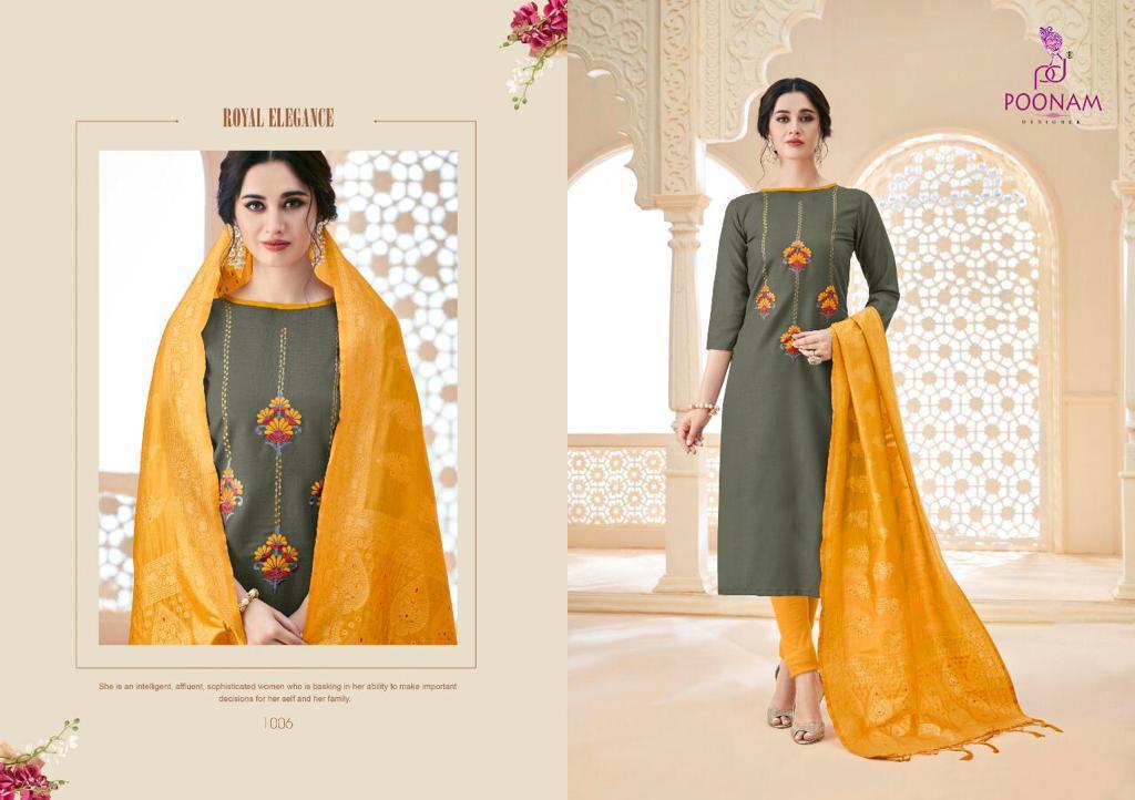Poonam Designer Present Minakari Kurtis Catalogue