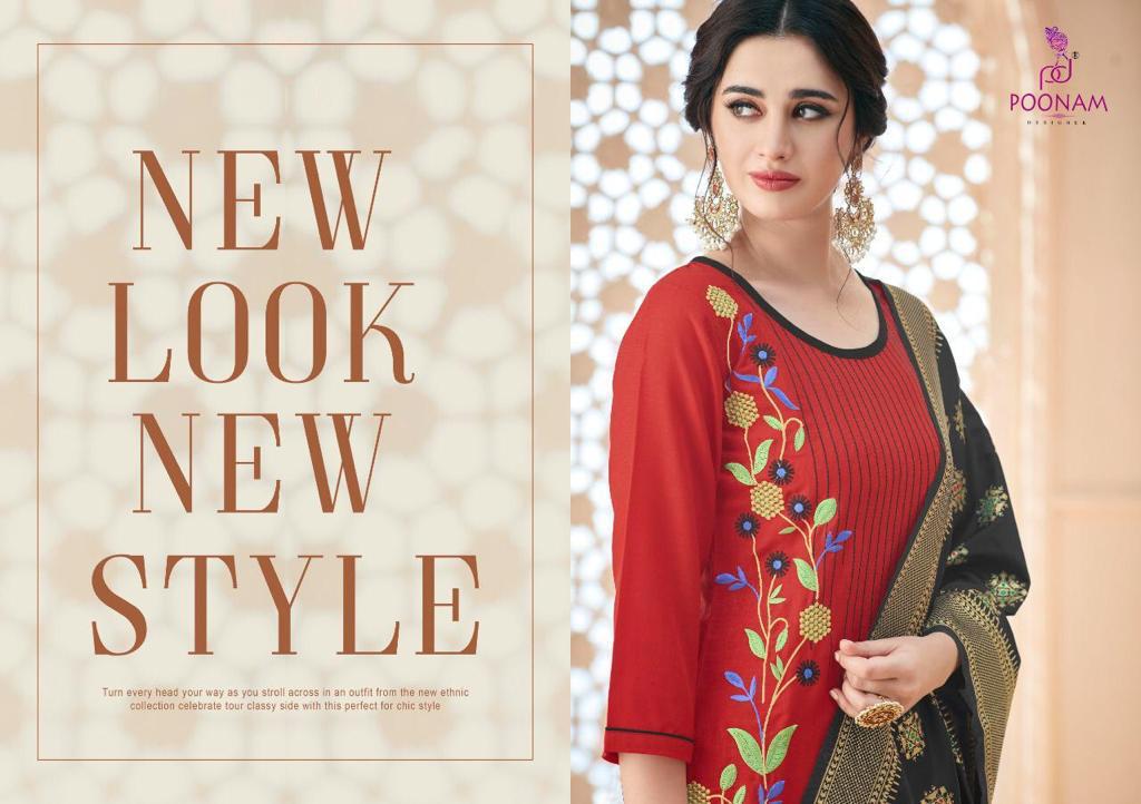 Poonam Designer Present Minakari Kurtis Catalogue