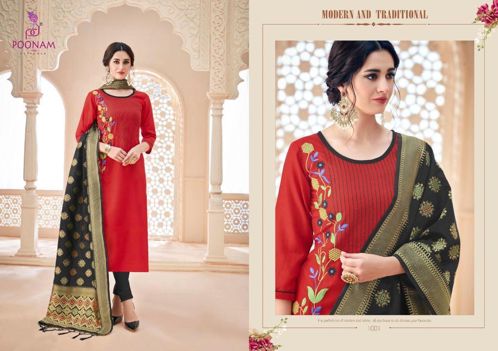Poonam Designer Present Minakari Kurtis Catalogue