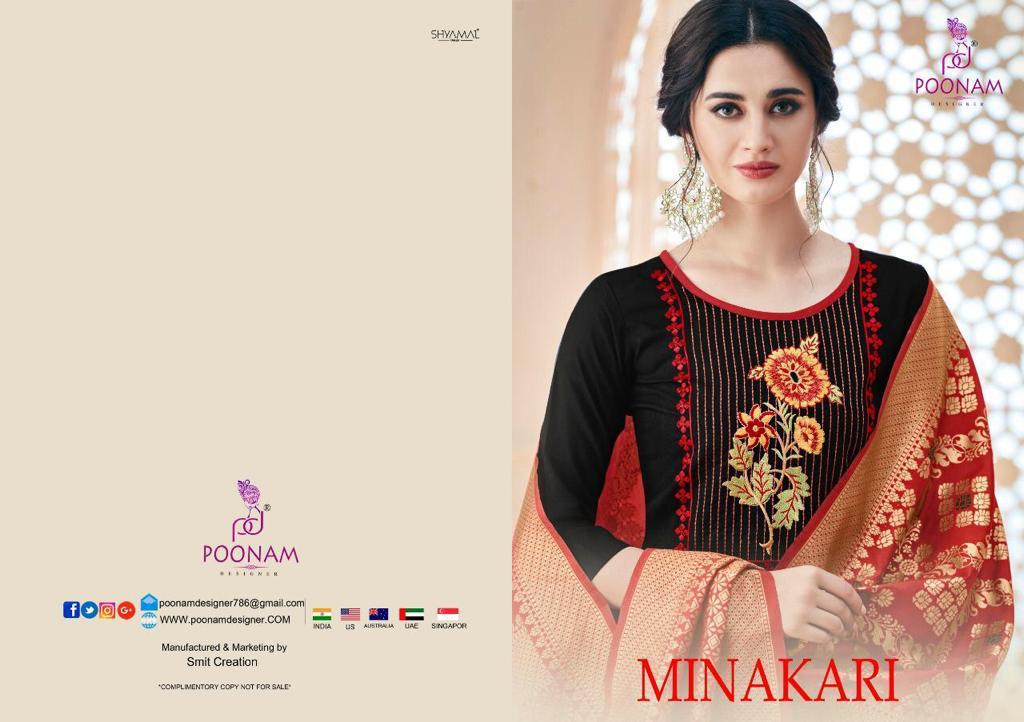 Poonam Designer Present Minakari Kurtis Catalogue