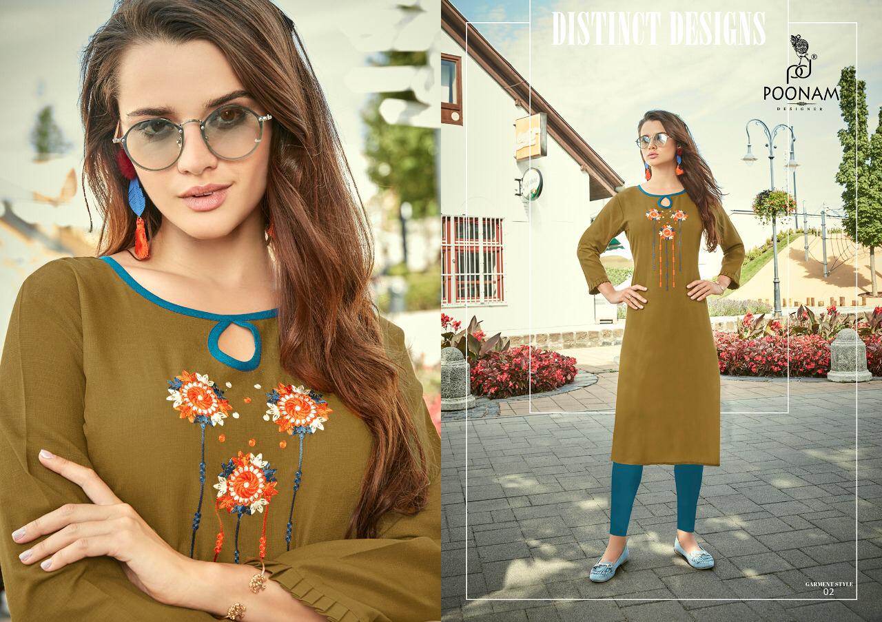 Poonam Present Diva Nx Vol-2 Kurtis Catalogue