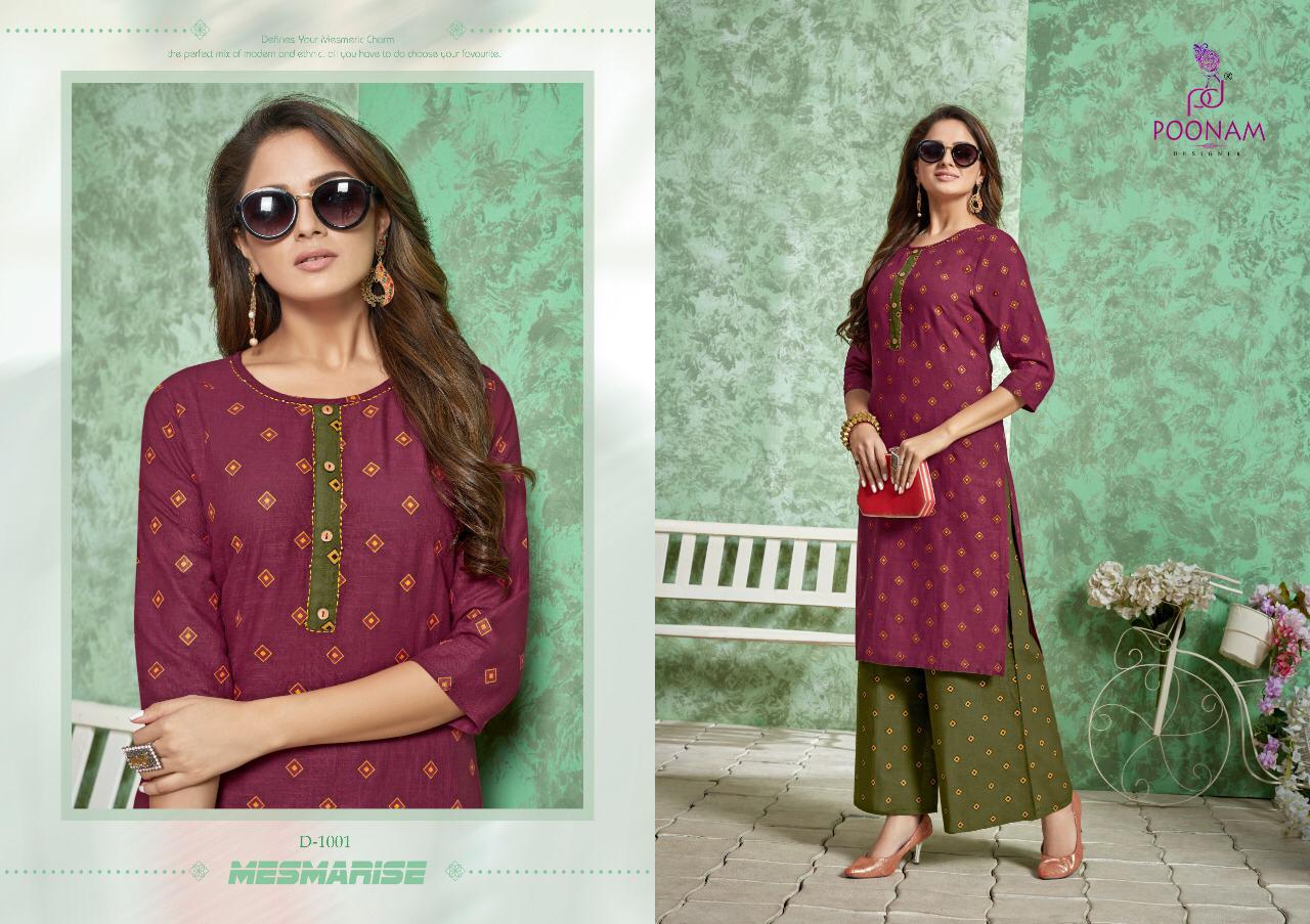 Poonam Present Divya Casual Wear Kurtis Catalogue
