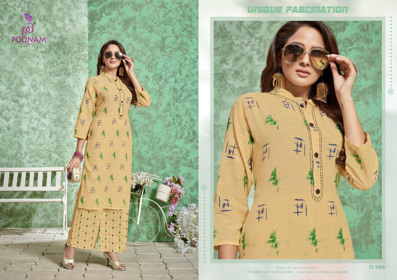Poonam Present Divya Casual Wear Kurtis Catalogue