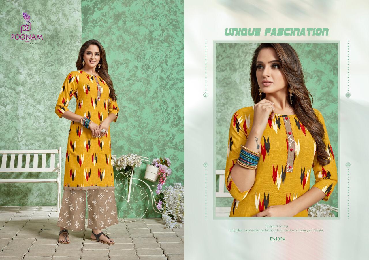 Poonam Present Divya Casual Wear Kurtis Catalogue