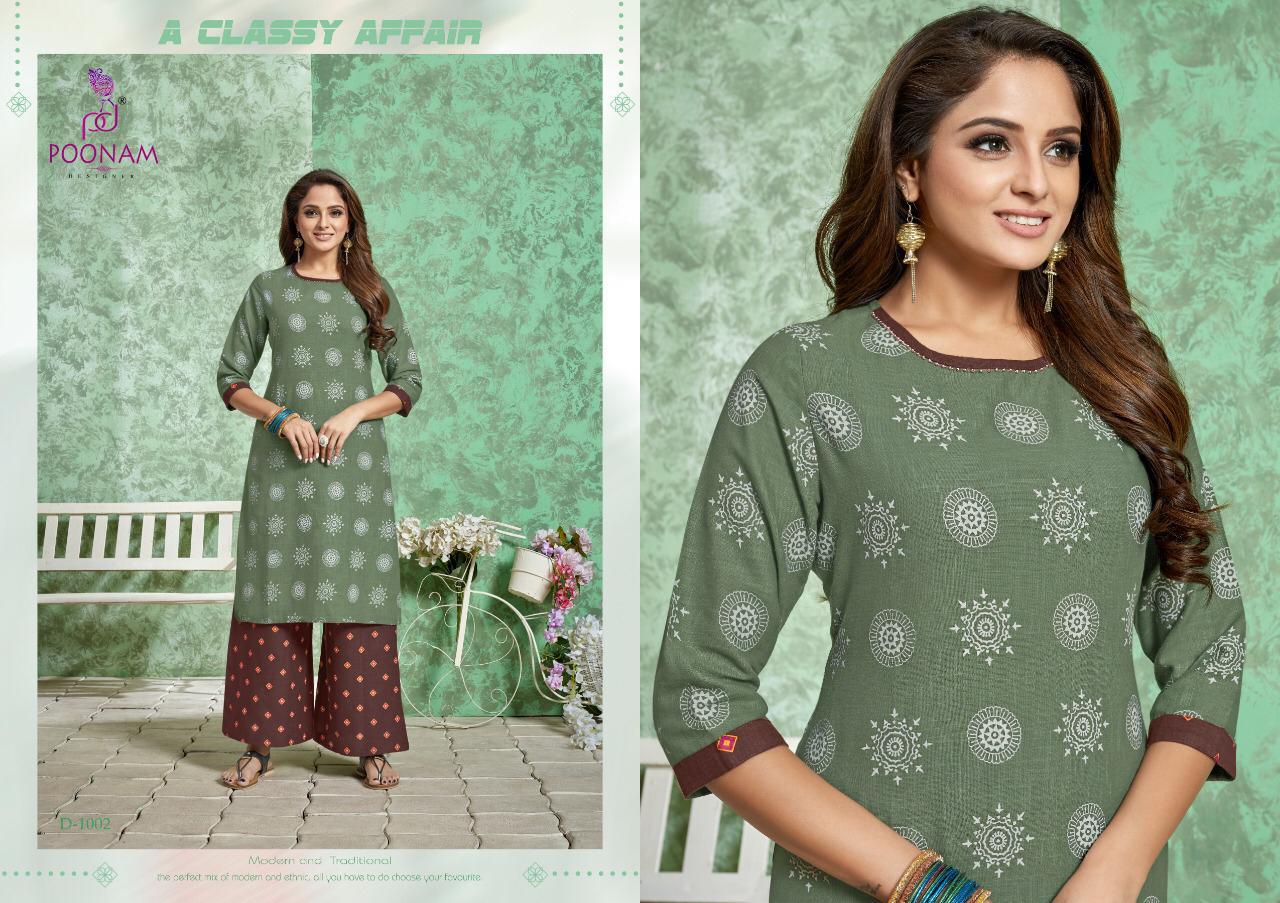Poonam Present Divya Casual Wear Kurtis Catalogue