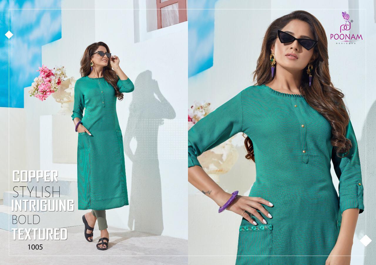 Poonam Present Classic Beauty Kurtis Catalogue