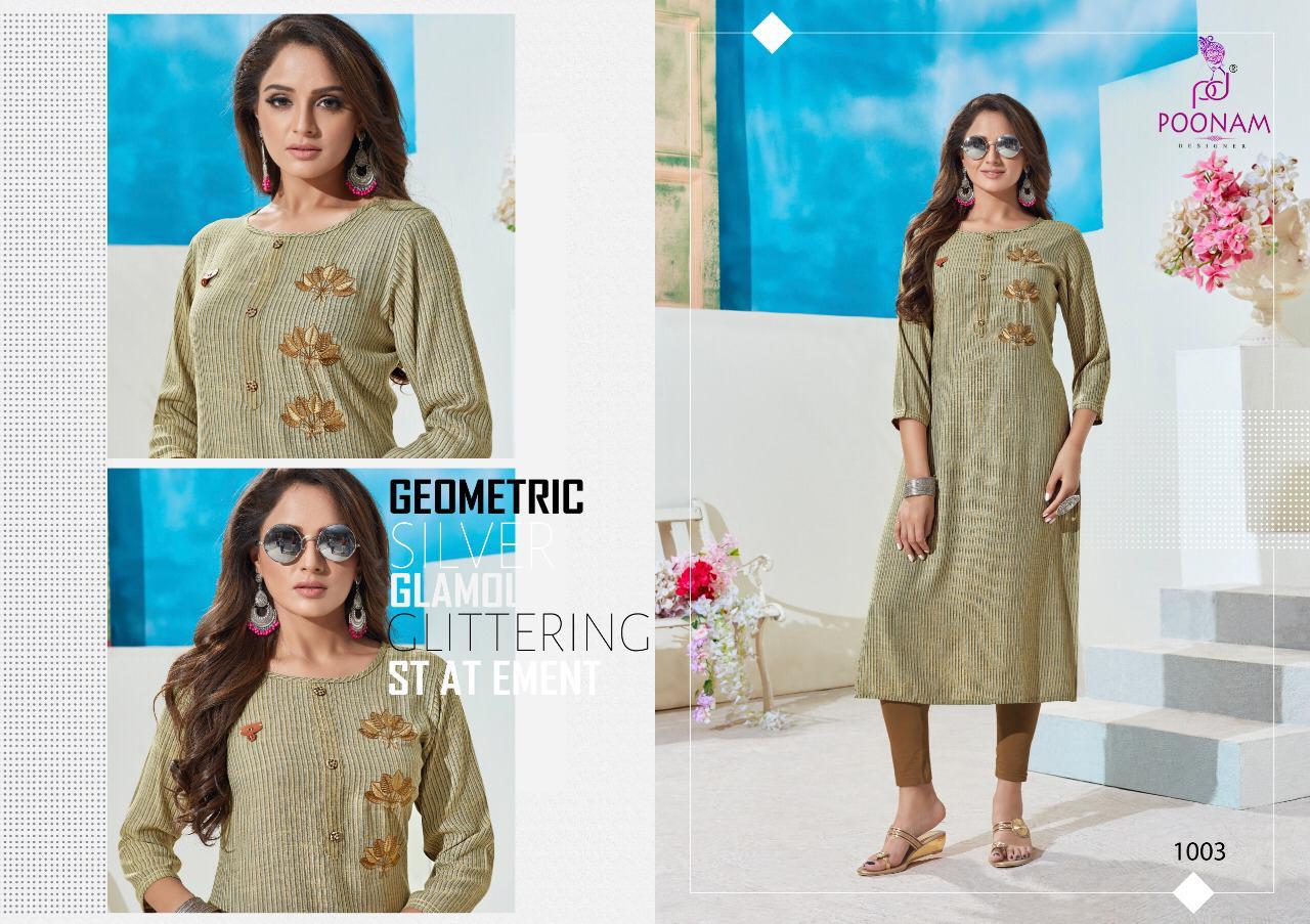 Poonam Present Classic Beauty Kurtis Catalogue