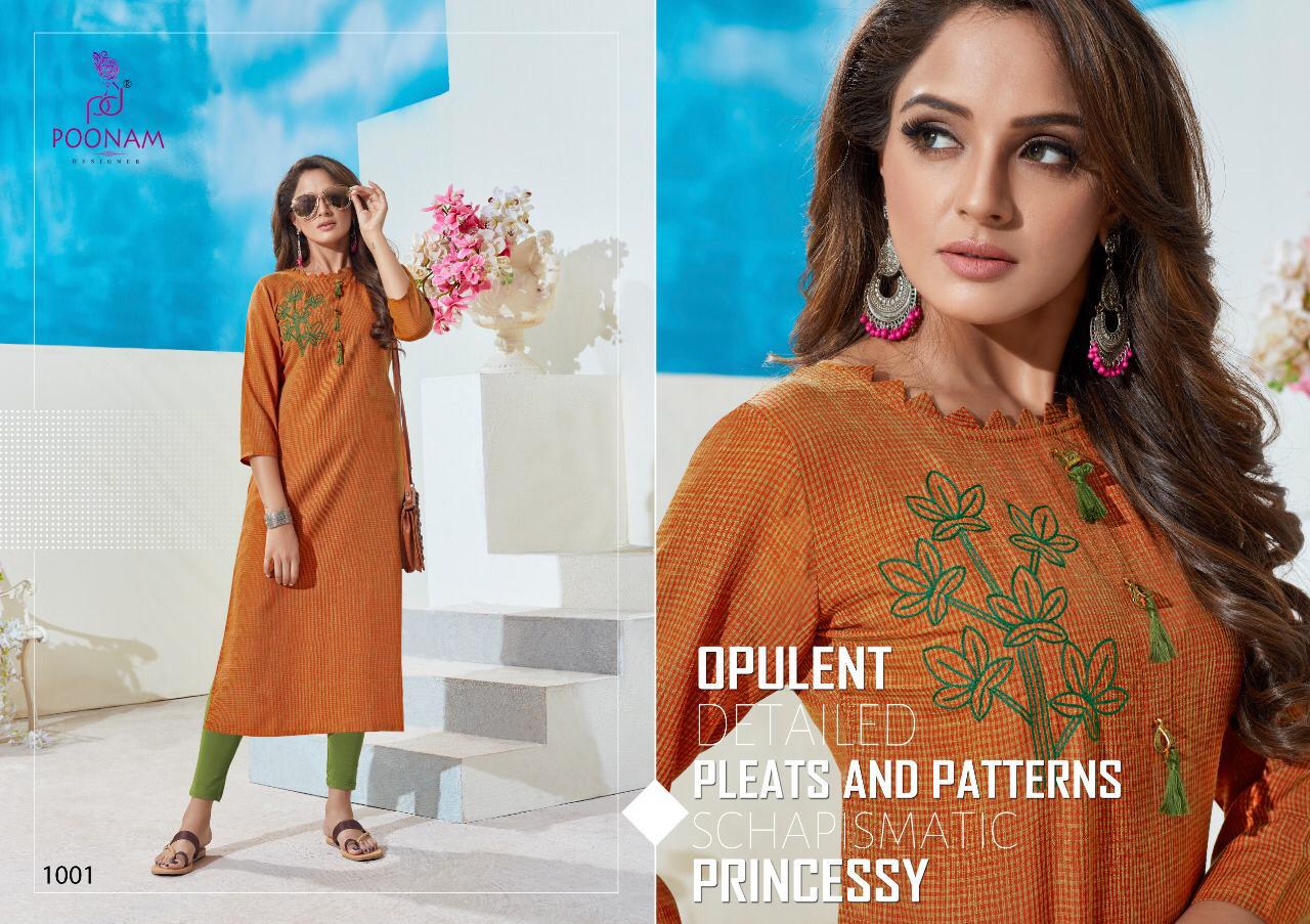 Poonam Present Classic Beauty Kurtis Catalogue
