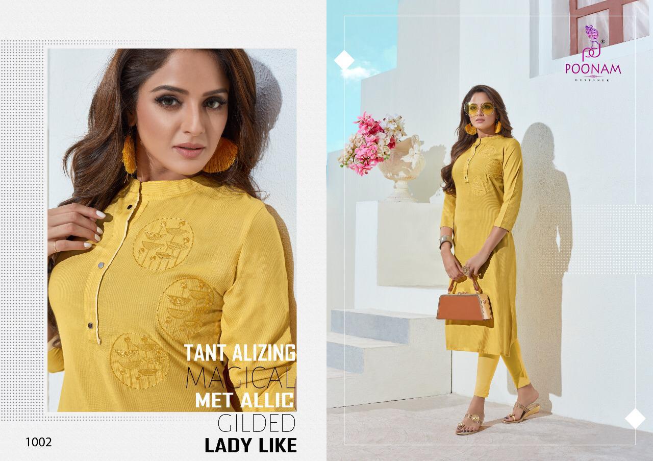 Poonam Present Classic Beauty Kurtis Catalogue