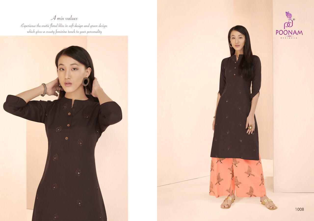 Poonam Present Festival Casual Wear Kurtis Catalogue