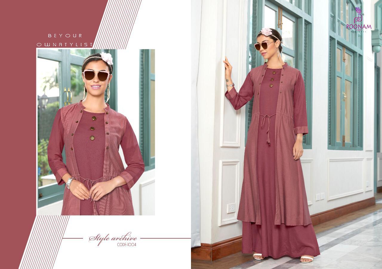 Poonam Present Shrugs Types Kurtis Catalogue