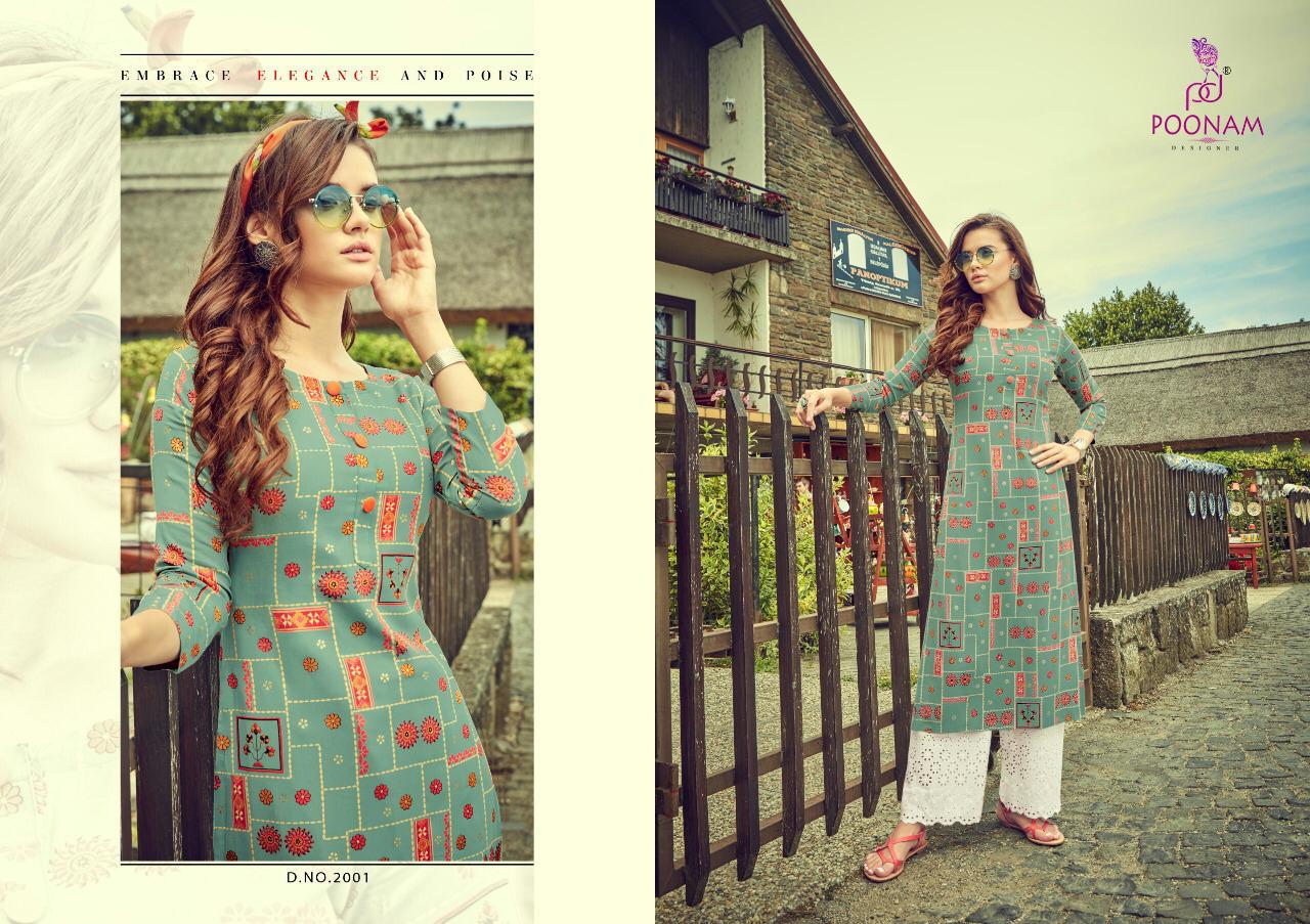 Poonam Present Sifli Plazo House Vol 2 Kurtis Catalogue