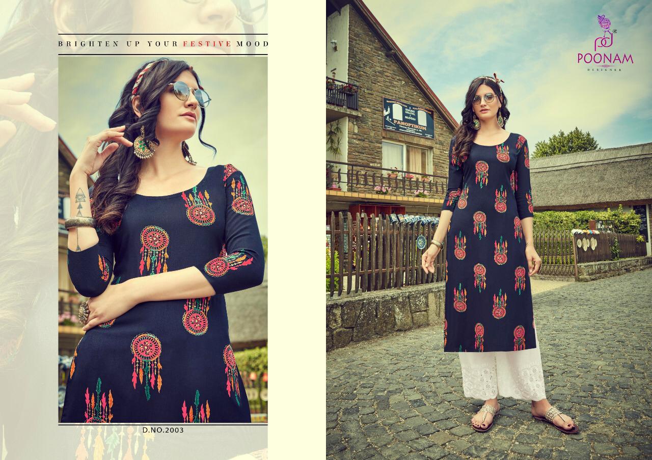 Poonam Present Sifli Plazo House Vol 2 Kurtis Catalogue