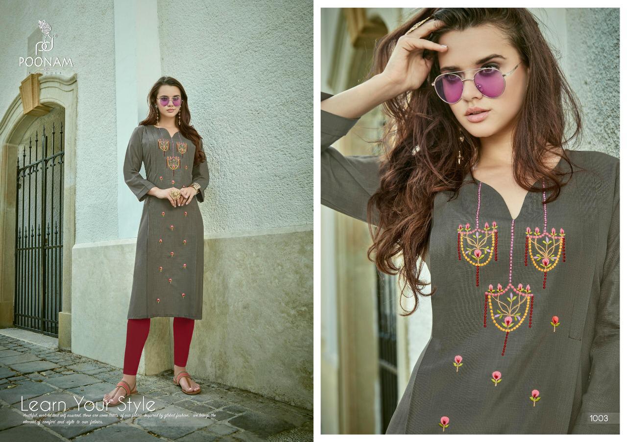 Poonam Present Siya Casual Wear Kurtis Catalogue