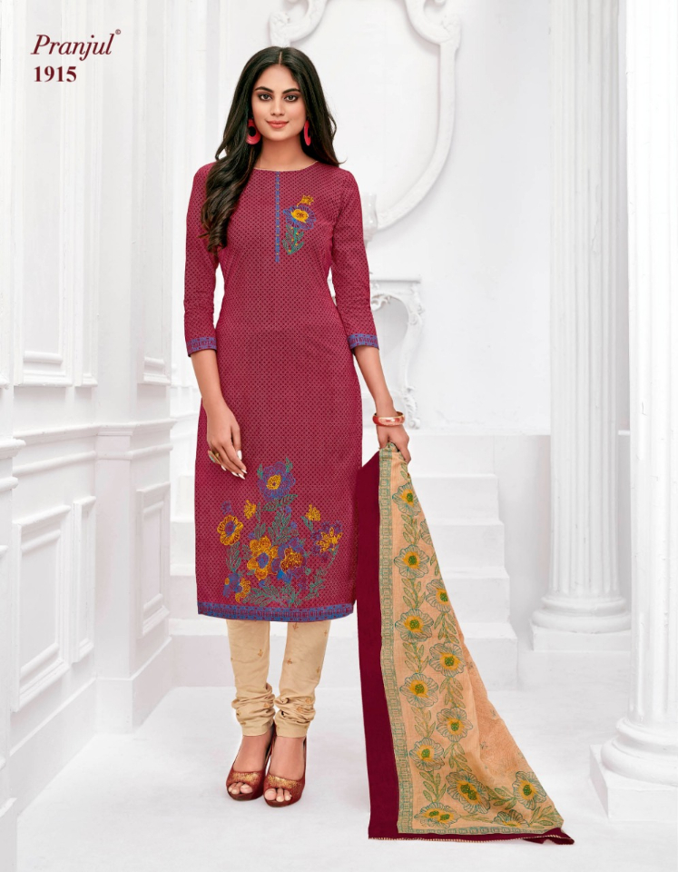 Pranjul By Priyanshi Vol 19 Dress Material Catalogue
