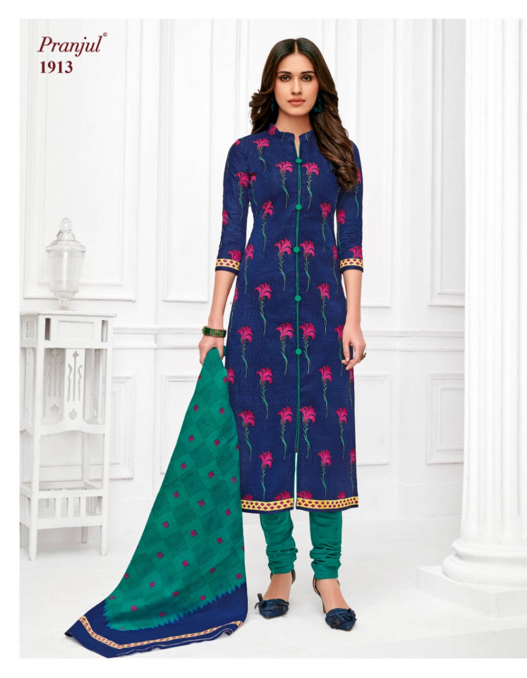 Pranjul By Priyanshi Vol 19 Dress Material Catalogue