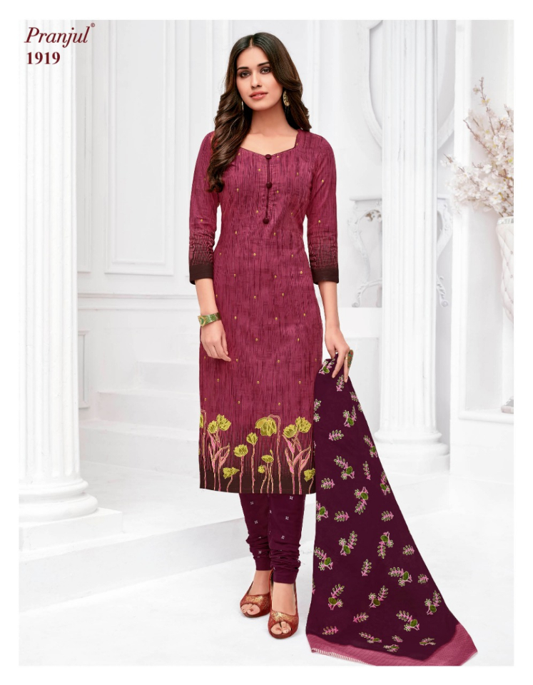 Pranjul By Priyanshi Vol 19 Dress Material Catalogue