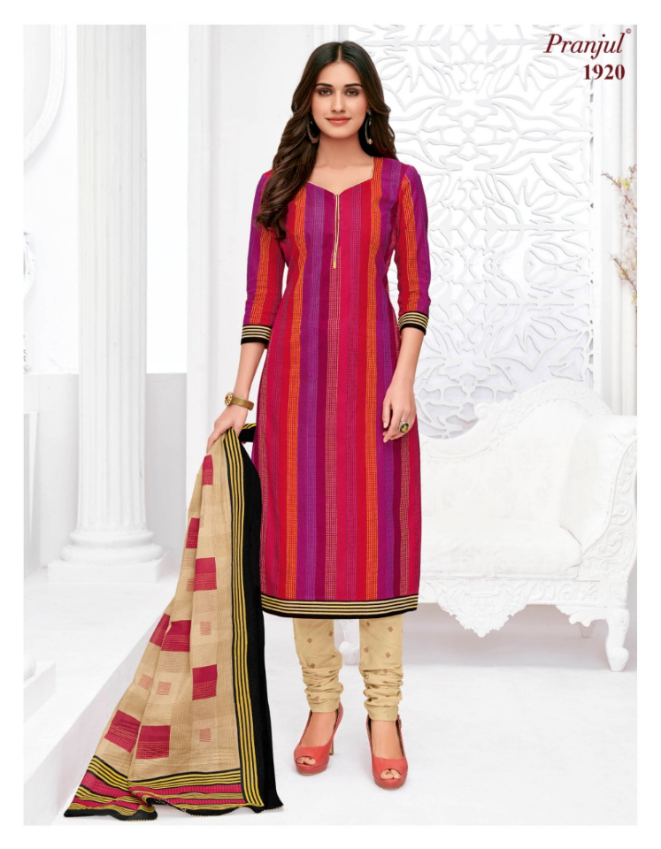 Pranjul By Priyanshi Vol 19 Dress Material Catalogue