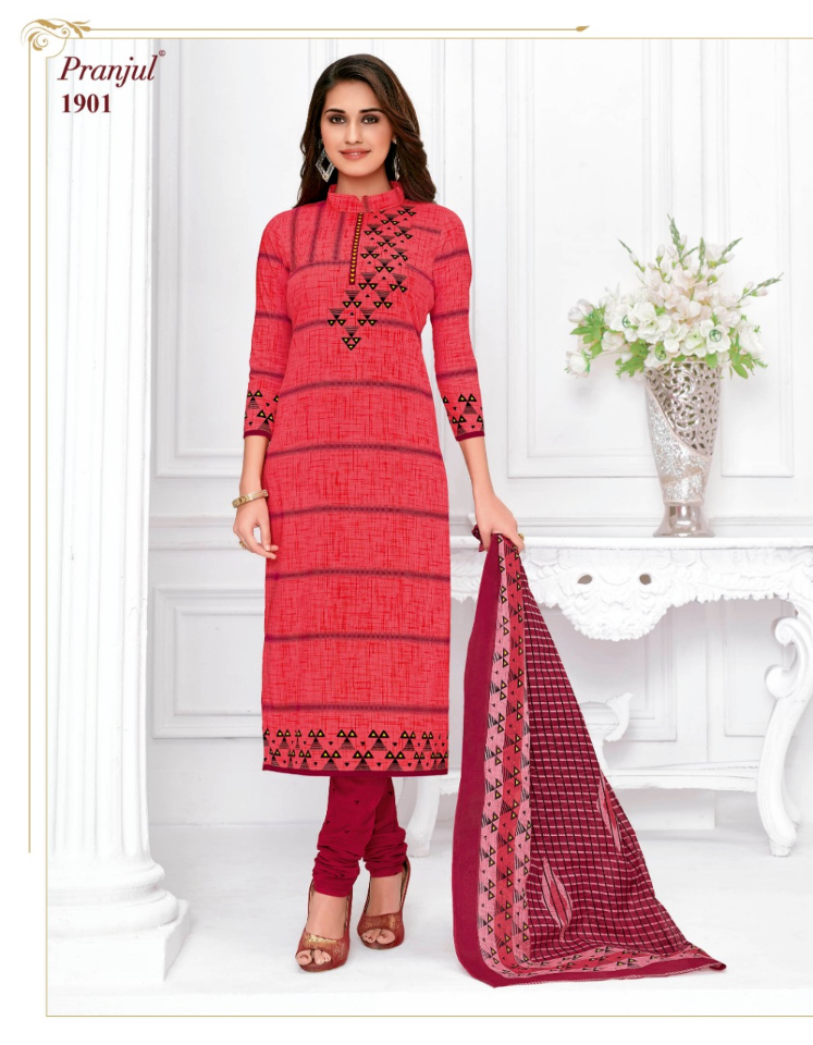 Pranjul By Priyanshi Vol 19 Dress Material Catalogue