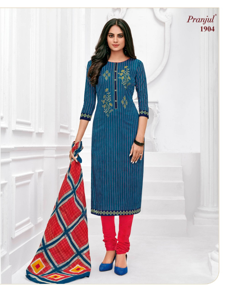 Pranjul By Priyanshi Vol 19 Dress Material Catalogue