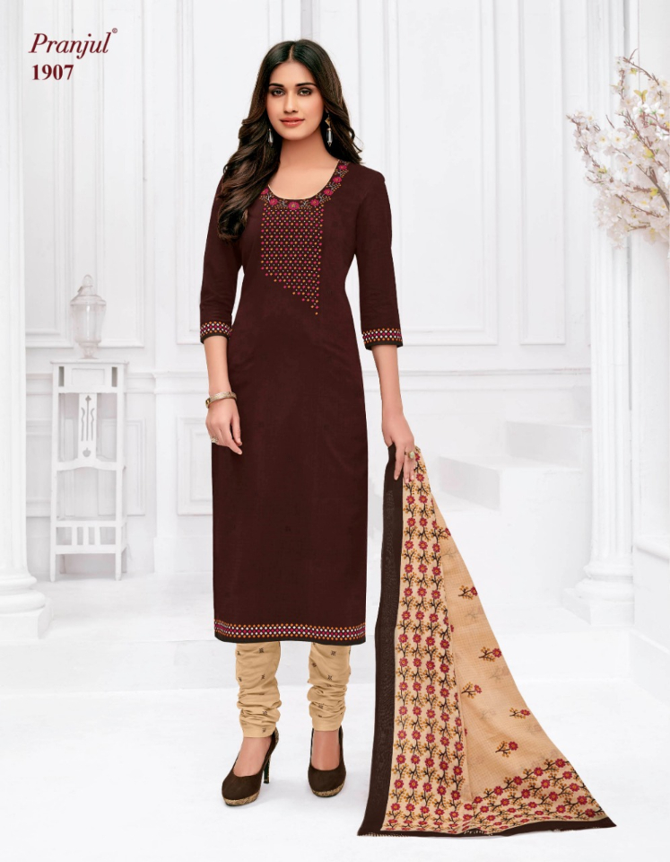 Pranjul By Priyanshi Vol 19 Dress Material Catalogue