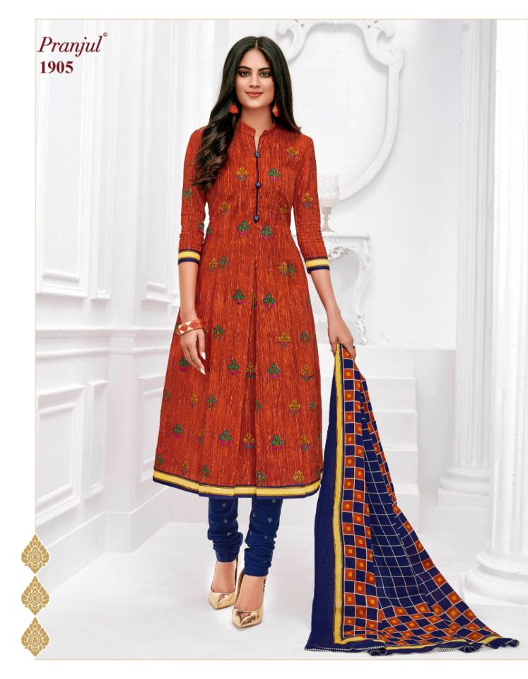 Pranjul By Priyanshi Vol 19 Dress Material Catalogue