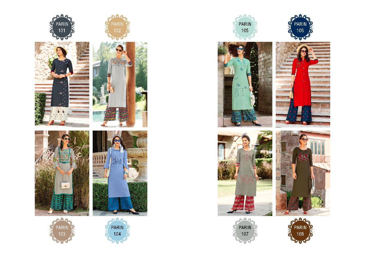 Rangjyot Present Parin Vol 1 Kurtis Catalogue