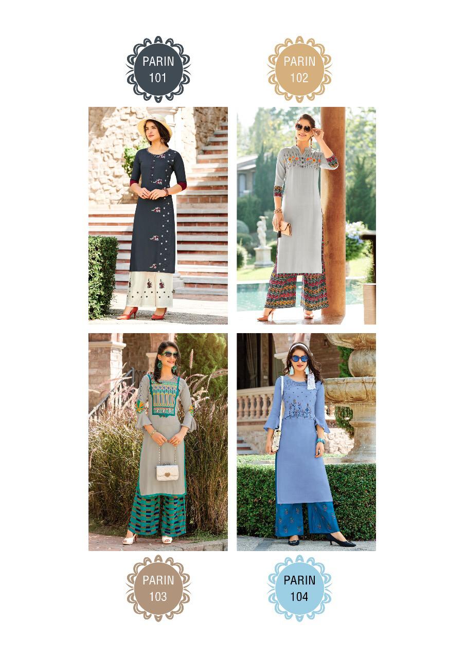 Rangjyot Present Parin Vol 1 Kurtis Catalogue