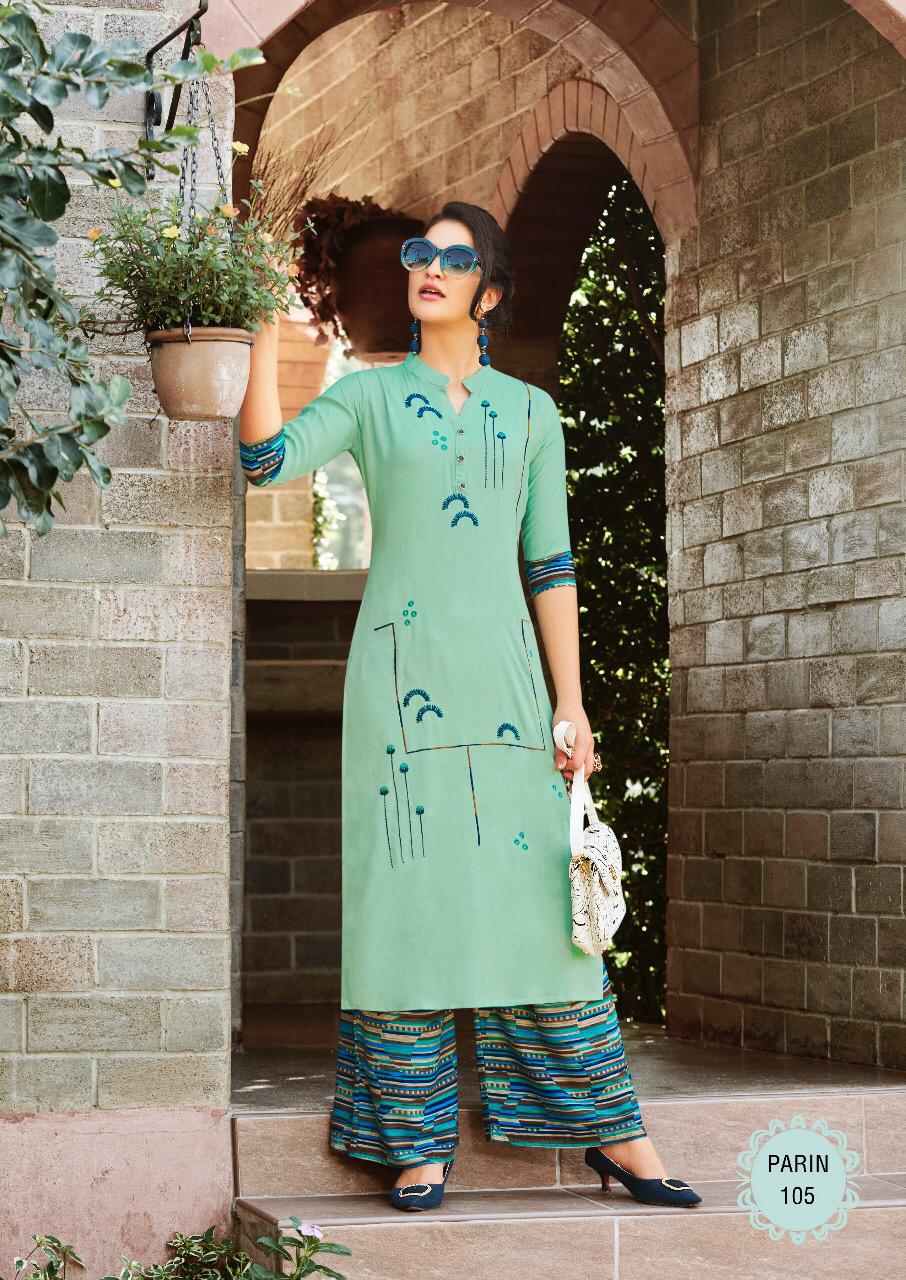 Rangjyot Present Parin Vol 1 Kurtis Catalogue