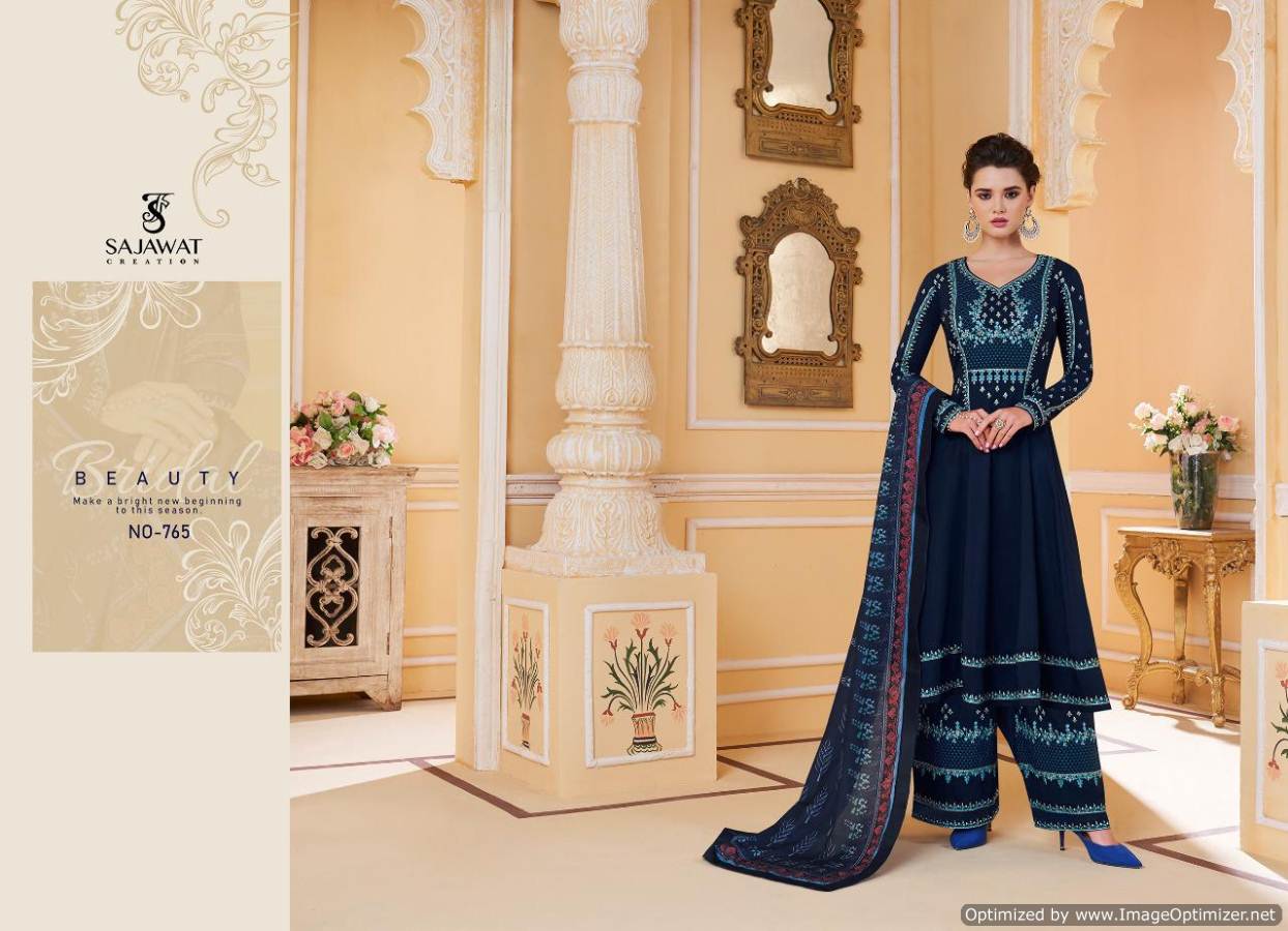 Sajawat  By  Sarthi 9 Nx Classy Look Ready Made Salwar Kameez