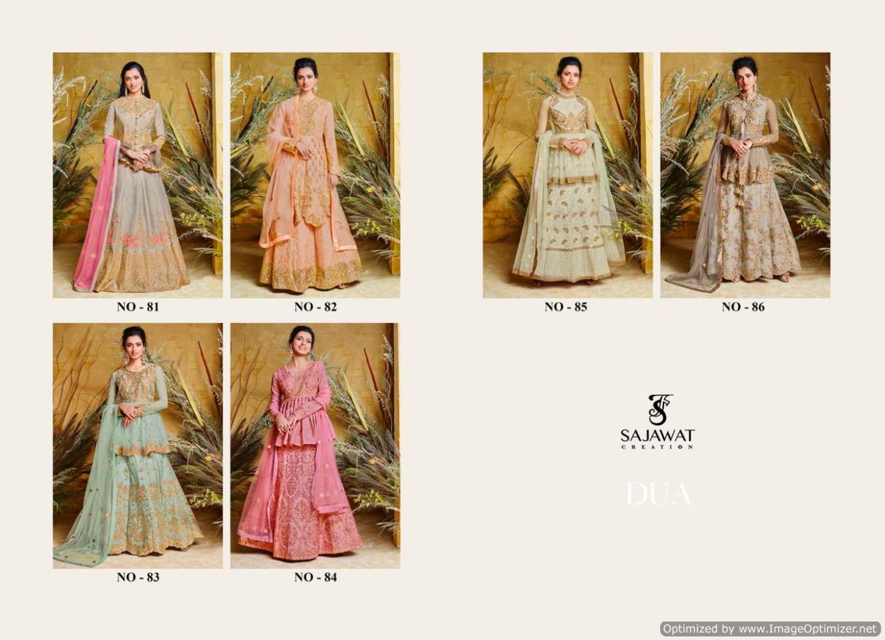Sajawat Present Dua Ready Made Fancy Bridal Collection