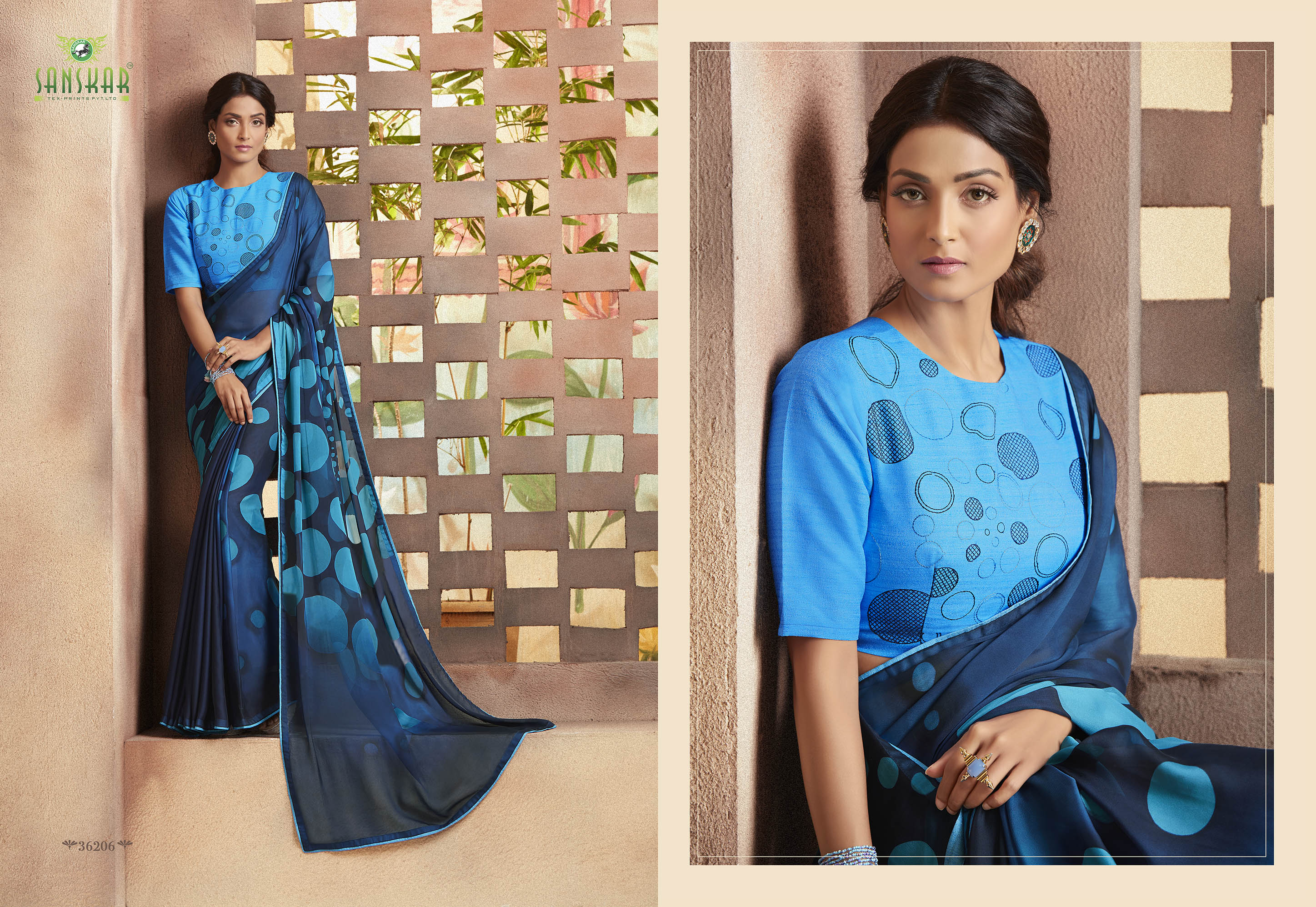 Sanskar By Instagram Saree Collection 2% Discount.