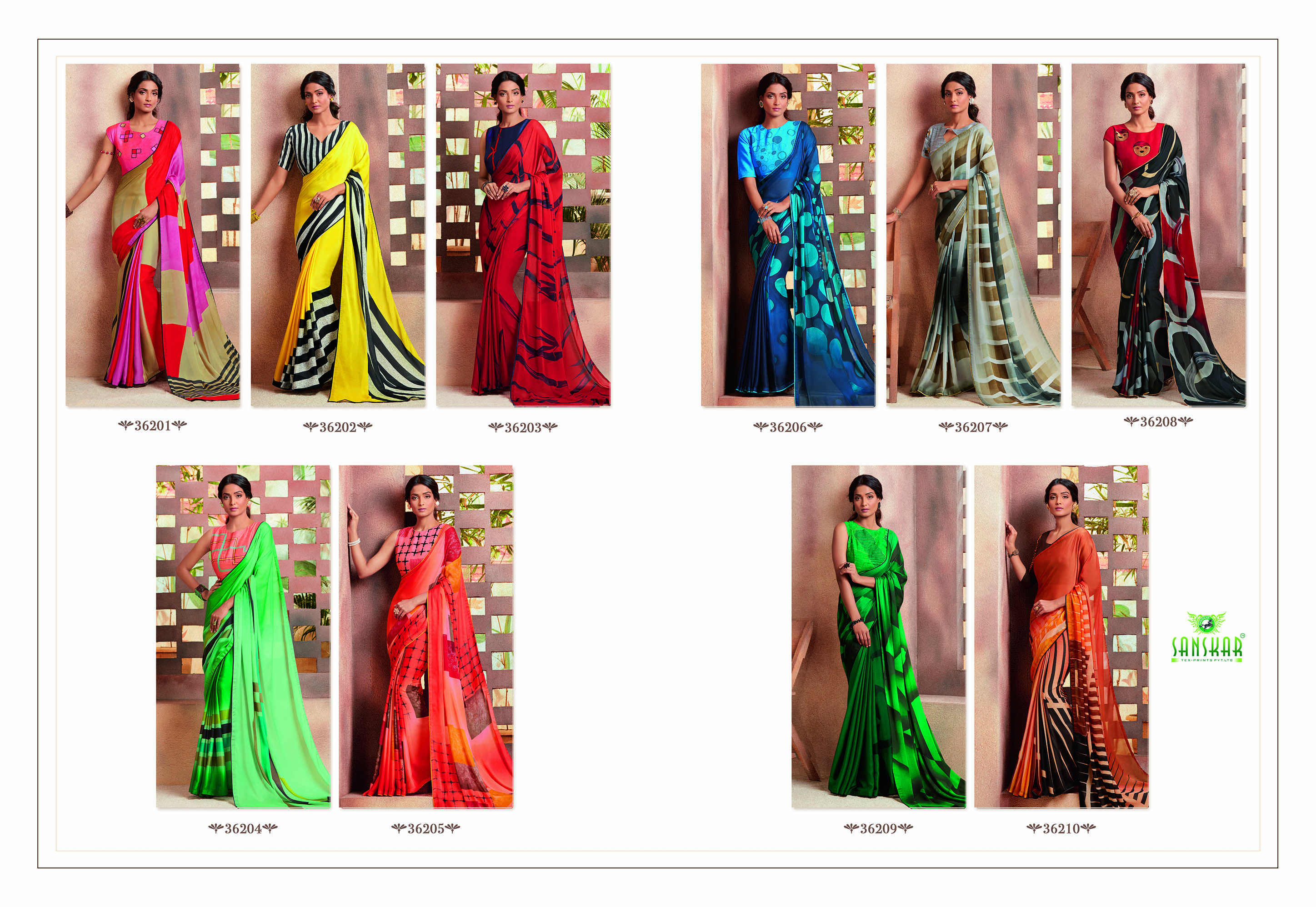Sanskar By Instagram Saree Collection 2% Discount.