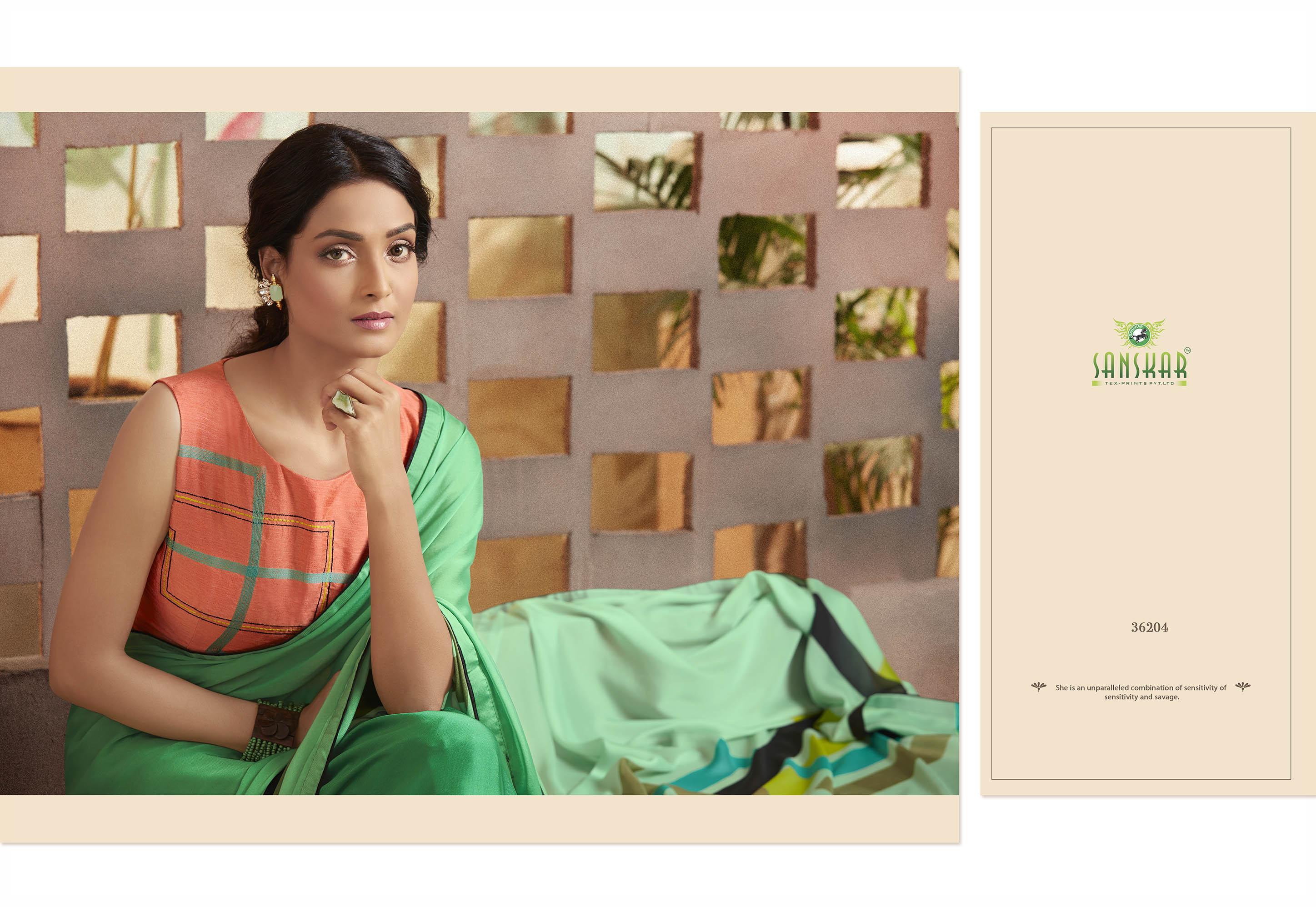 Sanskar By Instagram Saree Collection 2% Discount.