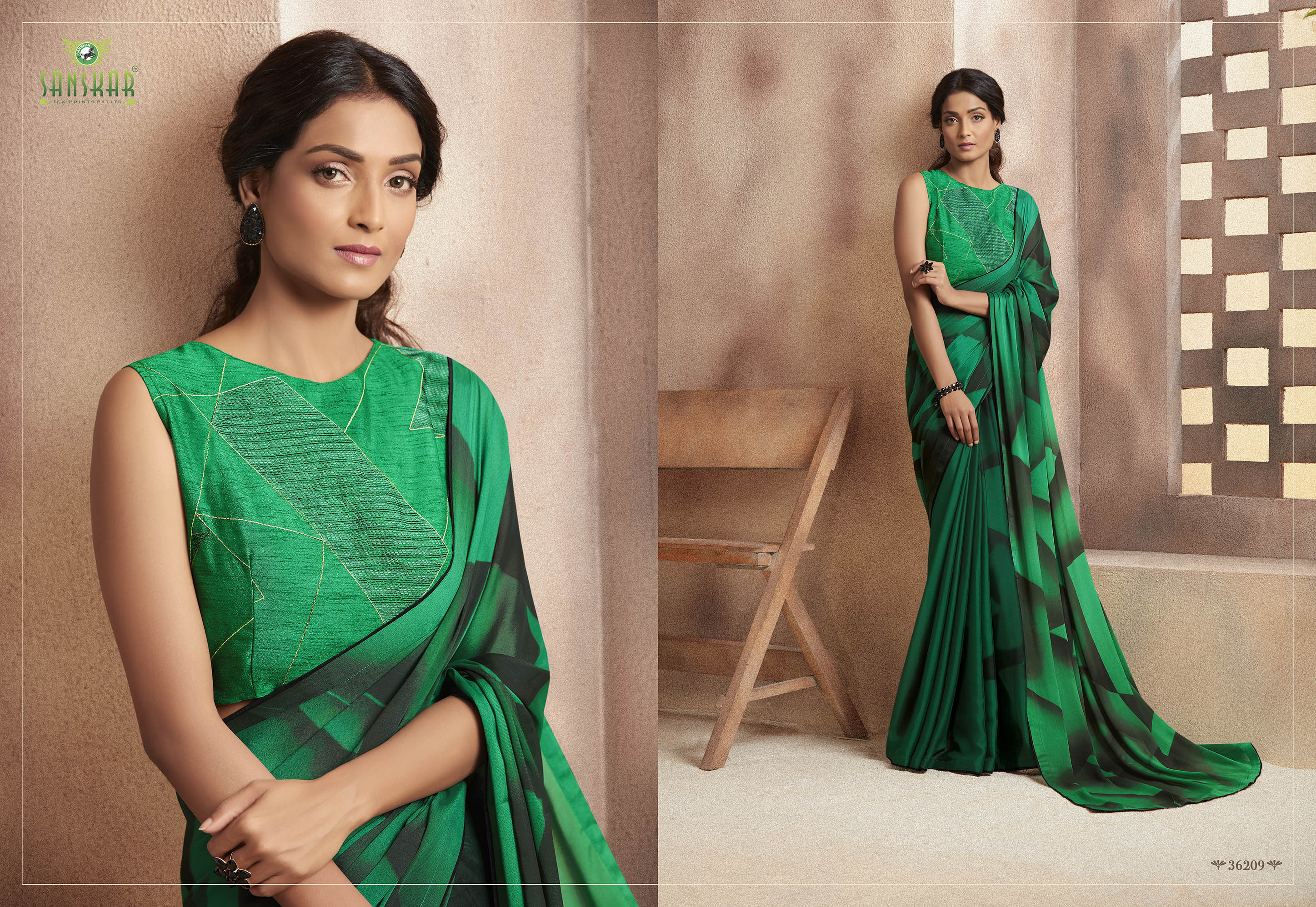 Sanskar By Instagram Saree Collection 2% Discount.