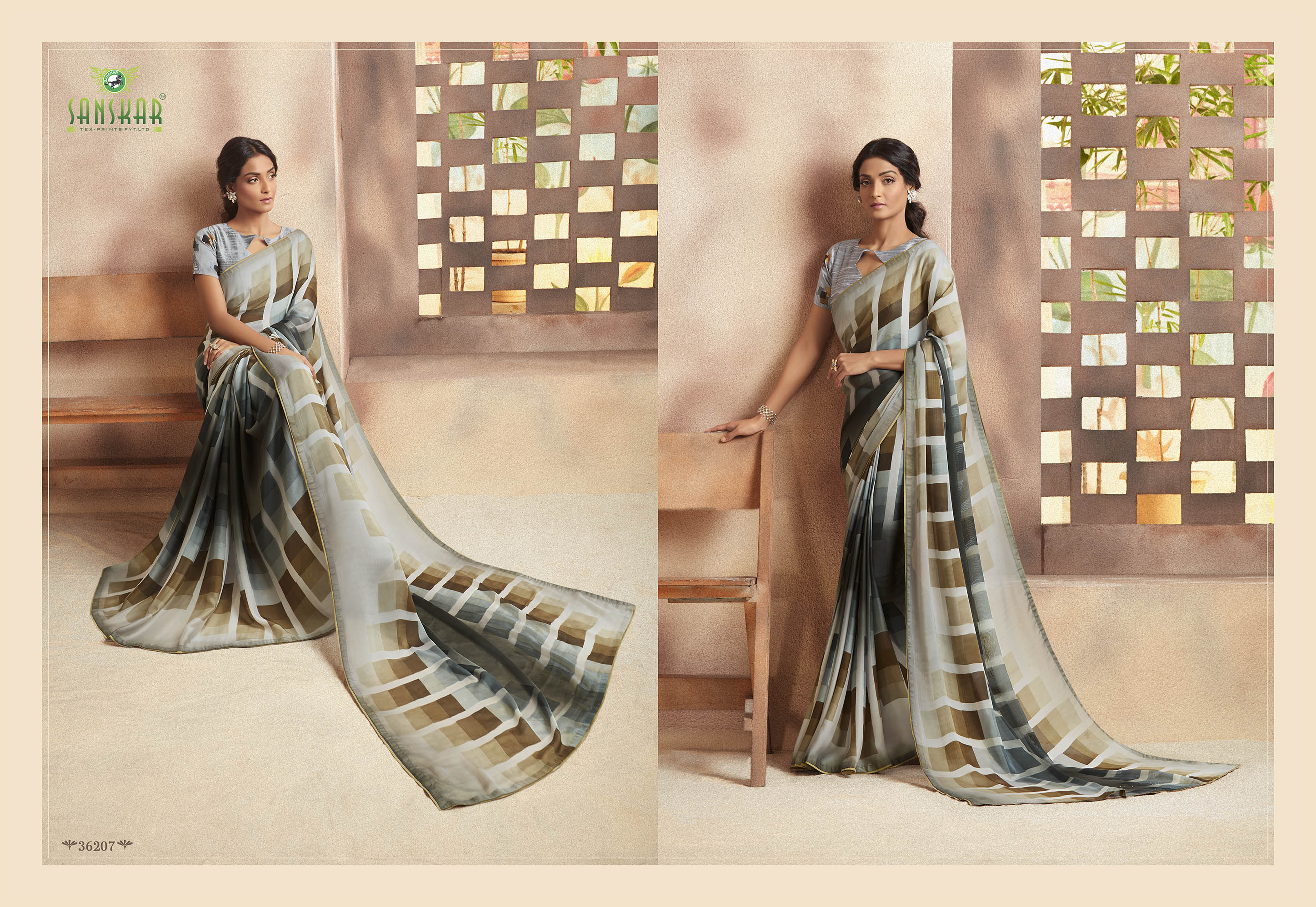 Sanskar By Instagram Saree Collection 2% Discount.