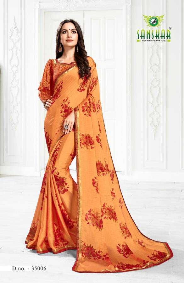 Sanskar By Khyati 3% Discount Printed Silk Sarees Catalogue