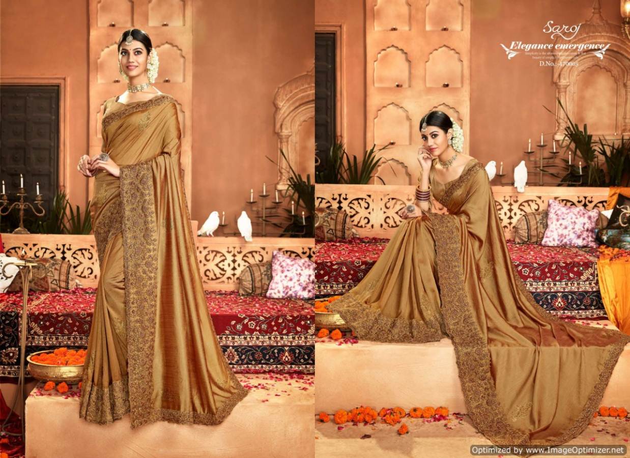 Saroj By Sharmil Organza Sarees Catalogue