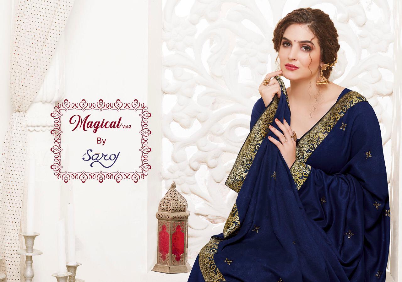Saroj Present Magical Vol 2 Sarees Catalogue